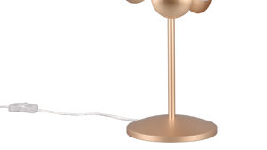 Tischleuchte Trio lighting for you aus Metall in Gold TRIO Tischleuchte Bubble Gold & Weiß – Höhe ca. 50 cm
