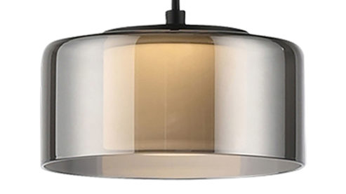 Pendelleuchte Paul neuhaus aus Metall in Schwarz Paul Neuhaus Rika - Pendelleuchte Schwarz & Rauchgrau - Durchmesser ca. 15 cm