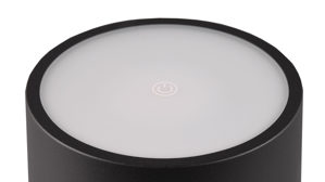 Tischleuchte Reality leuchten aus Kunststoff in Schwarz RL Outdoor-Tischleuchte Fernandez schwarzer Kunststoff - Höhe ca. 38 cm