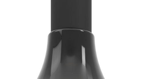 Pendelleuchte Roomio® aus Glas in Schwarz Roomio® Hängeleuchte No. 9802 schwarzes Glas - Durchmesser ca. 20 cm