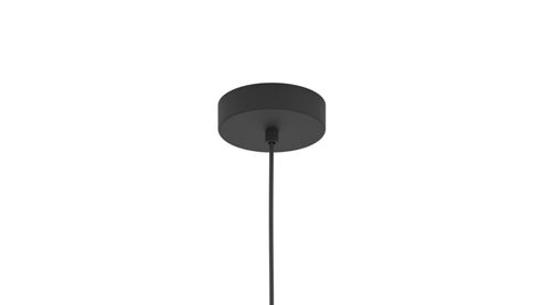 Pendelleuchte Roomio® aus Glas in Schwarz Roomio® Hängeleuchte No. 9802 schwarzes Glas - Durchmesser ca. 20 cm