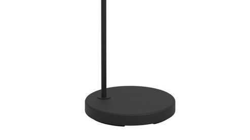 Stehleuchte Roomio® aus Karton / Papier / Pappe in Weiß Roomio® Lampen No. 9808 - Stehlampe weißes Papier & schwarzes Metall - Höhe ca. 159 cm