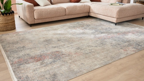 Webteppich Roomio® aus Kunstfaser in Mehrfarbig Roomio® Teppich No. 8303 mehrfarbig gemustert - ca. 133 x 190 cm