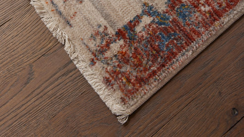 Webteppich Roomio® aus Kunstfaser in Beige Roomio® Teppich No. 8305 sandfarben gemustert - ca. 160 x 235 cm