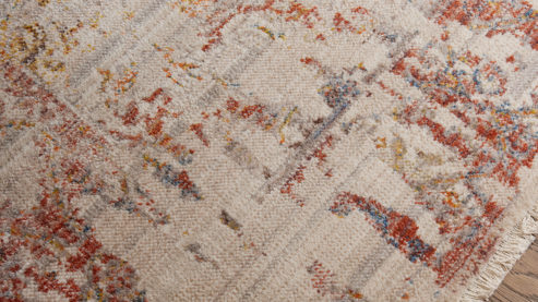 Webteppich Roomio® aus Kunstfaser in Beige Roomio® Teppich No. 8305 sandfarben gemustert - ca. 200 x 285 cm