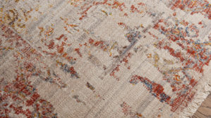 Webteppich Roomio® aus Kunstfaser in Beige Roomio® Teppich No. 8305 sandfarben gemustert - ca. 133 x 185 cm