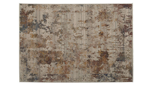 Webteppich Roomio® aus Kunstfaser in Beige Roomio® Teppich No. 8305 sandfarben gemustert - ca. 200 x 285 cm