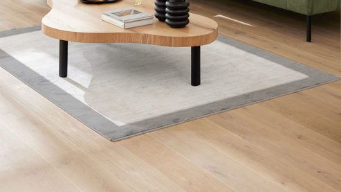 Webteppich Roomio® aus Kunstfaser in Grau Roomio® Teppich No. 8306 Grautöne - ca. 160 x 230 cm