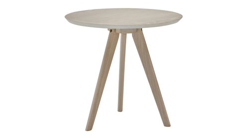 3-Satz-Tisch Roomio® aus Holz in Holzfarben Hell Roomio No. 2000 - Couchtisch-Set weiß gewaschene Esche - dreiteilig