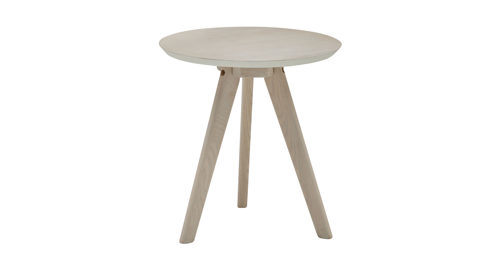 3-Satz-Tisch Roomio® aus Holz in Holzfarben Hell Roomio No. 2000 - Couchtisch-Set weiß gewaschene Esche - dreiteilig