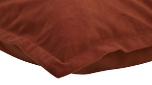 Kissenbezug /-hülle Roomio® aus Stoff in Orange Roomio® Kissenhülle No. 9401 rostfarbener Samt - ca. 45 x 45 cm