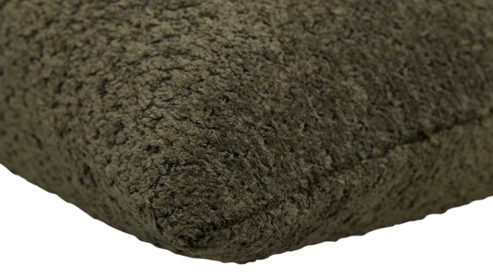 Kissenbezug /-hülle Roomio® aus Stoff in Dunkelgrün Roomio® Kissenhülle No. 9402 khakifarbener Bouclé - ca. 45 x 45 cm