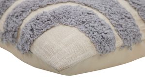 Kissenbezug /-hülle Roomio® aus Stoff in Schwarz Roomio® Kissenhülle No. 9408 Baumwollbezug mit graphischem Muster - ca. 45 x 45 cm