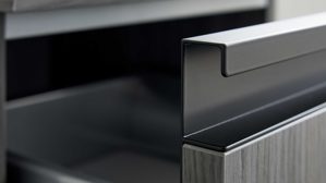 Waschbeckenunterschrank Interliving aus Holz in Grau Interliving Bad Serie 3702 - Waschtischunterschrank 7698 graue Cuneo Eiche - eine Schublade, Breite ca. 60 cm