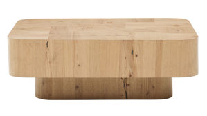 Couchtisch Roomio® aus Holz in Holzfarben Roomio No. 2002 - Couchtisch Eichefurnier - ca. 100 x 70 cm