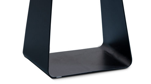 Couchtisch M2 kollektion aus Metall in Schwarz Beistelltisch Freddy 3 Schwarz - ca. 45 x 50 cm