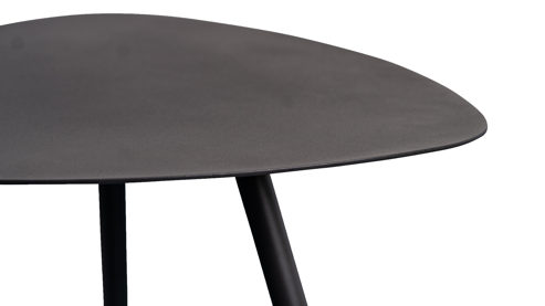 Beistelltisch M2 kollektion aus Metall in Anthrazit Beistelltisch Mira 1 Anthrazit - ca. 50 x 40 cm