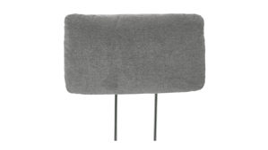 Kopfstütze modulmaster aus Stoff in Grau Modulmaster Serie MM-ZE1190 - Premium-Kopfstütze graues Flachgewebe Cyber - ca. 50 x 28 cm