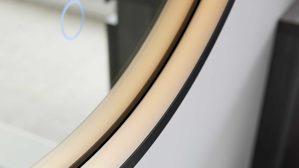 Badmöbel-Set Interliving aus Holz in Holzfarben Interliving Bad Serie 3702 - Badmöbel-Set 7771 naturfarbene Cuneo Eiche - dreiteilig