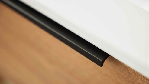 Badmöbel-Set Interliving aus Holz in Holzfarben Interliving Bad Serie 3702 - Badmöbel-Set 7751 braune Cuneo Eiche - dreiteilig