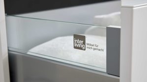 Badmöbel-Set Interliving aus Holz in Weiß Interliving Bad Serie 3702 - Badmöbel-Set 7793 Edelweiß - dreiteilig