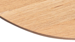 Couchtisch M2 kollektion aus Holz in Holzfarben Couchtisch Leo 2 Wildeiche & Schwarz - Durchmesser ca. 80 cm