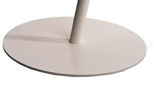 Beistelltisch M2 kollektion aus Holz in Holzfarben Beistelltisch Lea Wildeiche & Cremeweiß - Durchmesser ca. 50 cm