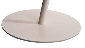 Beistelltisch M2 kollektion aus Holz in Holzfarben Beistelltisch Lea Wildeiche & Cremeweiß - Durchmesser ca. 50 cm