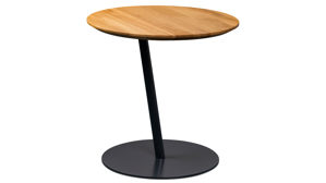 Beistelltisch M2 kollektion aus Holz in Holzfarben Beistelltisch Lea Wildeiche & Anthrazit - Durchmesser ca. 50 cm