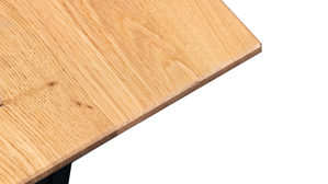 Couchtisch M2 kollektion aus Holz in Holzfarben Couchtisch Flo Wildeiche & Schwarz - ca. 110 x 60 cm