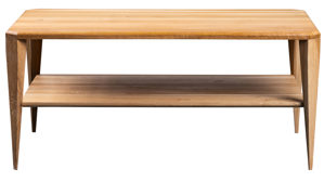 Couchtisch M2 kollektion aus Holz in Holzfarben Couchtisch Bell 2 Wildeiche - ca. 100 x 60 cm