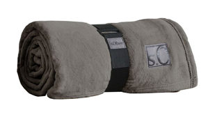 Wohndecke Ibena® aus Kunstfaser in Taupe s.Oliver Wohndecke Kuschelsoft taupefarbene Kunstfaser - ca. 150 x 200 cm