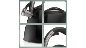 Wasserkessel Kela | keck & lang aus Metall in Schwarz Wasserkessel Schwarz - ca. 22 x 25 cm