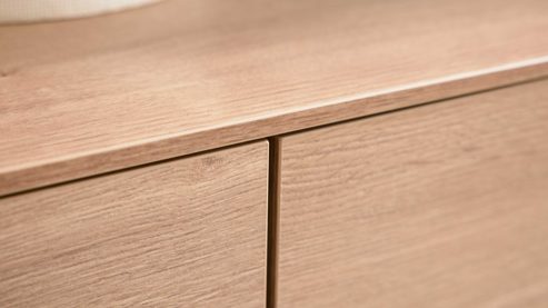 Unterschrank Interliving aus Holz in Holzfarben Interliving Bad Serie 7198 – Unterschrank-Set Eiche Sierra - zwei Schubladen, Länge ca. 160 cm