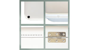 Brotkasten Kela | keck & lang aus Metall in Weiß kela Brotkasten Frisca weißes Metall - ca. 30 x 18 cm