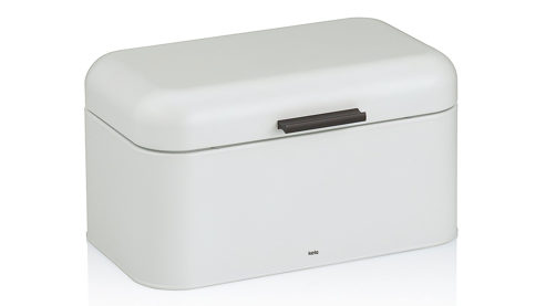 Brotkasten Kela | keck & lang aus Metall in Weiß kela Brotkasten Frisca weißes Metall - ca. 30 x 18 cm