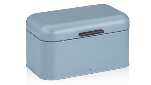 Brotkasten Kela | keck & lang aus Metall in Blau kela Brotkasten Frisca blaues Metall  - ca.  30 x 18 cm