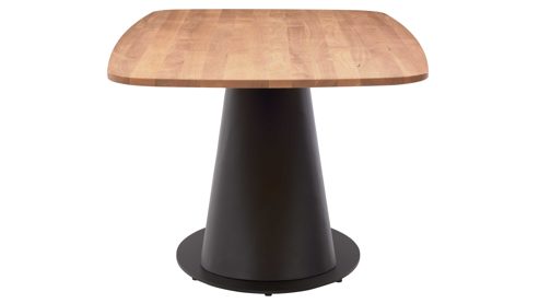 Esstisch Interliving aus Holz in Holzfarben Interliving Esszimmer Serie 5121 – Esstisch Charakter-Eiche & schwarzes Metall – ca. 200 x 100 cm