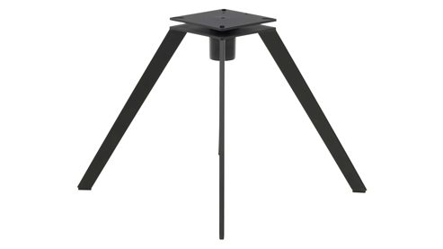 Polsterstuhl Interliving aus Stoff in Weiß Interliving Esszimmer Serie 5102 – Armlehnstuhl U322 mit Drehfunktion leinenfarbener Jacquard Lodge L07 & schwarzes Eisen