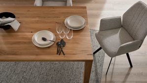 Auszugtisch Interliving aus Holz in Holzfarben Interliving Esszimmer Serie 5102 – Auszugtisch V923 Charakter-Eiche - ca. 220 - 320 x 100 cm