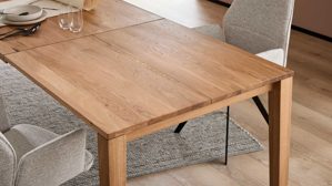Auszugtisch Interliving aus Holz in Holzfarben Interliving Esszimmer Serie 5102 – Auszugtisch V923 Charakter-Eiche - ca. 220 - 320 x 100 cm