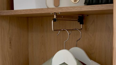 Garderoben-Set Interliving aus Holz in Holzfarben Interliving Garderoben Serie 6014 - Garderoben-Set Wildeiche & Granitfurnier - dreiteilig