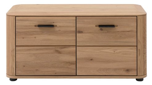 Garderoben-Set Interliving aus Holz in Holzfarben Interliving Garderoben Serie 6014 - Set 81 Wildeiche & Granitfurnier - dreiteilig