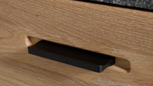 Garderoben-Set Interliving aus Holz in Holzfarben Interliving Garderoben Serie 6014 - Set 81 Wildeiche & Granitfurnier - dreiteilig