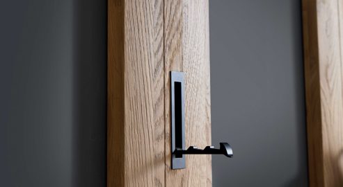 Garderoben-Set Interliving aus Holz in Holzfarben Interliving Garderoben Serie 6014 - Garderobenkombination Wildeiche & Granitfurnier - fünfteilig