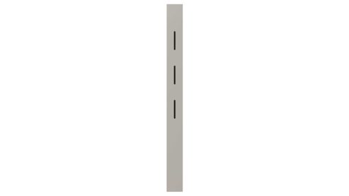 Wandgarderobe Interliving aus Holz in Weiß Interliving Garderoben Serie 6013 - Wandgarderobe Sahara Creme - ca. 15  x 173 cm