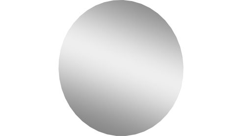 Wandspiegel KAWOO aus Holz in Graphit KAWOO Garderobenprogramm GW-Alviano - Wandspiegel Spiegel - ca. 60 cm Durchmesser