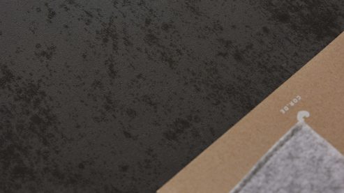 Couchtisch Interliving aus Keramik in Dunkelgrau Interliving Couchtisch Serie 6228 mit Liftfunktion titanfarbene Keramik & schwarzer Stahl - ca. 80 x 80 cm