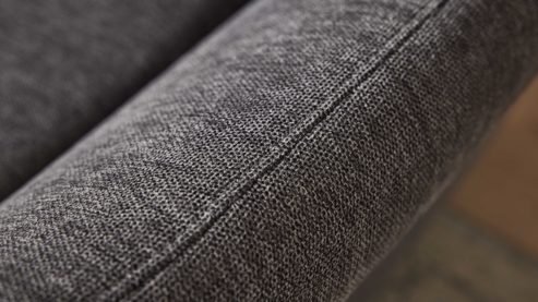 Schlafsofa Interliving aus Stoff in Anthrazit Interliving Schlafsofa Serie 4700 - Schlafsofa anthrazitfarbener Bezug Balu & Aluminiumfüße - Breite ca. 228 cm