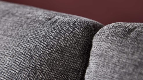 Schlafsofa Interliving aus Stoff in Anthrazit Interliving Schlafsofa Serie 4700 - Schlafsofa anthrazitfarbener Bezug Balu & Aluminiumfüße - Breite ca. 208 cm